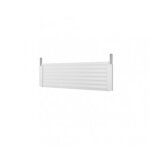 Rehausse en alu pour volet roulant longueur 150 cm, coloris blanc