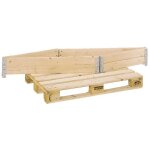 Rehausse de palette l1200xl800mm 4 charni�res h. utile 200mm bois r�sineux - 7550200