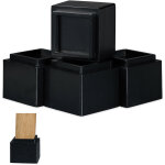 Relaxdays - rehausseurs de meuble en lot de 4, lvateurs d'env. 8, 5 cm, tables, autres meubles, 10x11, ...