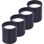 Rehausseur pieds de lit lot de 4 acier carbone, risers de meubles ajoutent hauteur de 5cm, supportent ...