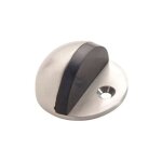 Bute de porte lux chrome mat - lux - stop 45 mm fixation par vis