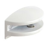 Support fixe pour étagères en verre et bois fabriqué en zamac blanc pour étagères d&aposune épaisseur ... Support fixe pour étagères en verre et bois fabriqué en zamac blanc pour étagères d&aposune épaisseur ...