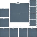 32x tapis de sport, 60x60 cm, eva, surface totale 12 m, protection, pour appareils de fitness, gris