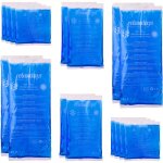 Compresses avec gel thermique, lot de 16, premiers secours, 3 tailles, chaud - froid, sport, muscles, ...