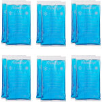 Relaxdays compresses thermiques en lot de 12, premiers secours, hxlxp : 1x15x8 cm, gel chaud - froid, ...