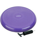 Relaxdays coussin d?air � picots 33 cm pompe � air balance fitness coussin disque d?�quilibre, lilas
