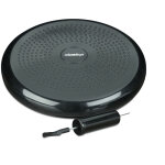 Coussin d'air  picots 33 cm pompe  air balance fitness coussin disque d'quilibre, noir - relaxdays ...