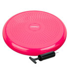Coussin d'air  picots 33 cm pompe  air balance fitness coussin disque d'quilibre, rose - relaxdays ...