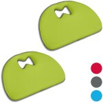 Coussin de genoux pour jardin, lot de 2, aide pour les genoux, protection, universel, avec poignée, tapis ... Coussin de genoux pour jardin, lot de 2, aide pour les genoux, protection, universel, avec poignée, tapis ...