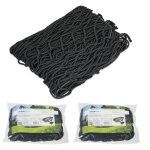 Relaxdays - filet de remorque, lot de 3, protection chargement extensible jusqu' 3 x 2 m, noir