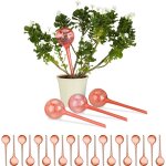 Globes d'arrosage en plastique, lot de 24, distributeur eau, plantes, 2 semaines, 250 ml, pot fleurs, ...