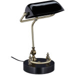 Lampe de banquier, abat - jour en verre inclinable, pied en bois, bureau, bibliothèque, e27, rétro, noir ... Lampe de banquier, abat - jour en verre inclinable, pied en bois, bureau, bibliothèque, e27, rétro, noir ...