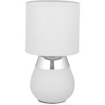 Relaxdays lampe de table de nuit tactile, réglable, 3 niveaux, e14 veilleuse h x d 32, 5 x 18 cm, argentée ... Relaxdays lampe de table de nuit tactile, réglable, 3 niveaux, e14 veilleuse h x d 32, 5 x 18 cm, argentée ...