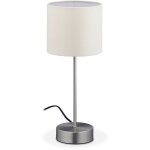 Lampe de table de nuit tactile, r�glable, moderne 3 niveaux, e14 veilleuse hxd 40x16 cm, abat - jour ...
