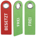Relaxdays plaque de porte occup libre, jeu de 3, de wc  accrocher, deux cts, bain et bureau, en ...
