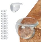 Relaxdays - protection de coins bb, lot de 48, tampon de rebord pour meuble, table, pvc,  coller, ...