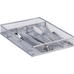 Range - couverts mailles acier métal boîte à couverts bac à couverts hxlxp: 5 x 23, 5 x 31, 7 cm, argenté ... Range - couverts mailles acier métal boîte à couverts bac à couverts hxlxp: 5 x 23, 5 x 31, 7 cm, argenté ...