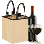 Relaxdays - sac � r�cipients, 9 bouteilles, porte - boissons, pour vin, bi�re, consignes, collecteur, ...
