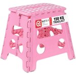 Tabouret pliable, antidérapant, 120 kg charge max. , poignée, escabeau pliable, hxlxp: 32, 5 x 37 x 30 ... Tabouret pliable, antidérapant, 120 kg charge max. , poignée, escabeau pliable, hxlxp: 32, 5 x 37 x 30 ...