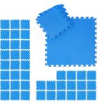 Relaxdays - tapis de sol 48 nattes pour fitness et appareils de sport, eva, sans bpa, superficie 4, 32 ...