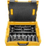 Rems - set pinces � sertir mini (m�choires) profil u 16 + 20 + 25 l - boxx
