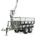 Remorque 1000 kg avec benne galvanisée et grue torros ahr1000gk Remorque 1000 kg avec benne galvanisée et grue torros ahr1000gk