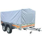 Remorque bche basculante double essieu tema 263x125cm eco2612 / 2 kipp