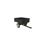 Remorque avec benne soudée, capacité 226kg, panneau arrière amovible, pneumatiques 12'' Remorque avec benne soudée, capacité 226kg, panneau arrière amovible, pneumatiques 12''