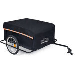 Wiltec - remorque pour vlo 65 kg max. , 1390 x 880 x 600 mm, cadre protge - roue, timon rabattable ...