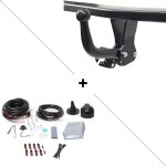Attelage renault megane 3 berline (10 / 08 - 01 / 16) col de cygne + faisceau universel 7 broches + boitier ...