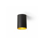 Rendl light - connor spot de plafond cylindrique noir / or 230v led gu10 10w Rendl light - connor spot de plafond cylindrique noir / or 230v led gu10 10w