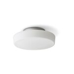 Rendl light - zara led 26 plafonnier verre opale / chrome 230v led 12w ip44 3000k