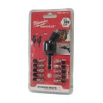 4932459781 renvoi d'angle cardan + 10 embouts vissage - milwaukee