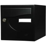 Bo�te aux lettres preference 1 porte noir mat 9005 - renz