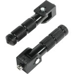 Repose - pied moto en aluminium - p�dale pliante 90� avec tige de support 8 mm