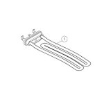 Ipso - resistance courbee 3000w pour lave linge 2090056210