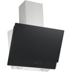 Respekta - hotte aspirante oblique hotte murale sans t�te verre 60 cm noir led