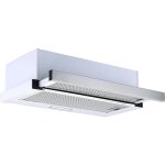 Hotte d'aspiration 60 cm hotte  cran plat hotte sous plan en inox led respekta