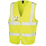 Gilet haute visibilit� result zipp� jaune fluo xxl - xxxl