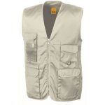 Gilet sans manches reporter multi - poches polycoton result camel l