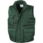 Gilet sans manches de travail matelassé result vert foncé l Gilet sans manches de travail matelassé result vert foncé l