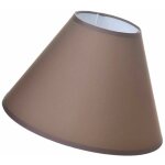 Abat - jour conique marron 25 cm