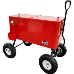 Axi - retro cooler rouge rfrigrateur de boissons mobile pour l'extrieur / le jardin glacire 76 litre ...