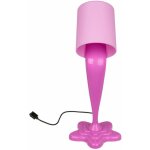 Lampe fantaisie pot de peinture - rose