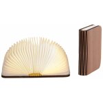 Ledr - lampe en forme de livre en bois v�ritable noyer - taille l