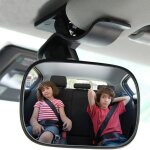 R�troviseur int�rieur automobile pour b�b�, grand angle, convexe, r�glable, pour si�ge arri�re, pour ...