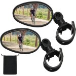 R�troviseur de v�lo 360 degr�s r�glable et rotatif pour guidon de v�lo r�troviseur de v�lo r�troviseur ...