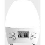 R�veil 3 en 1 avec diffuseur d'huiles essentielles, veilleuse color�e et �cran lcd, id�al pour la chambre ...