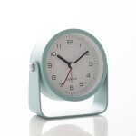 R�veil de bureau analogique moderne - cadre en m�tal, fonctionnement silencieux, � piles, r�veil de chevet, ...