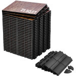 Revetement de sol emboitable, 315 x 315 mm, dalles de sol polyvalentes emboitables, 25 pcs, dalles de ...